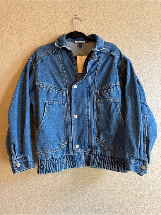 Universal Thread Jackets & Blazers - Women's Relaxed Denim Bomber Jacket -Universal Thread Jean Jacket